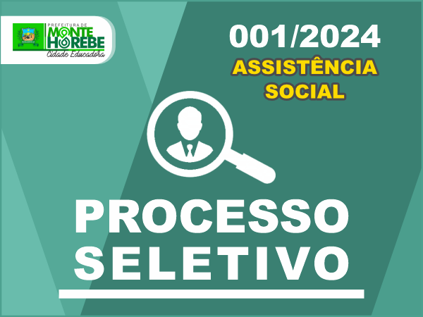 Edital Nº 003 - Inscrições Deferidas (APÓS RECURSOS) - PSS Nº 001/2024 - SECRETARIA DE DESENVOLVIMENTO SOCIAL