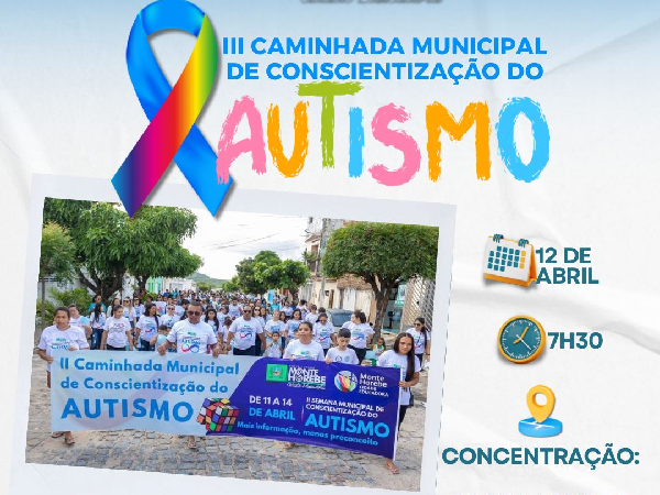 III Caminha Municipal de Conscientização do Autismo (12/04/2024)