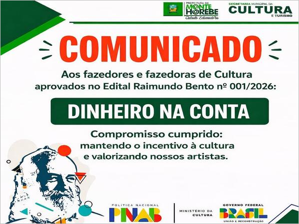 Incentivo Garantido: Cultura Valorizada!