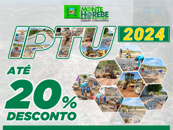 Campanha IPTU 2024 (com até 20% de desconto)